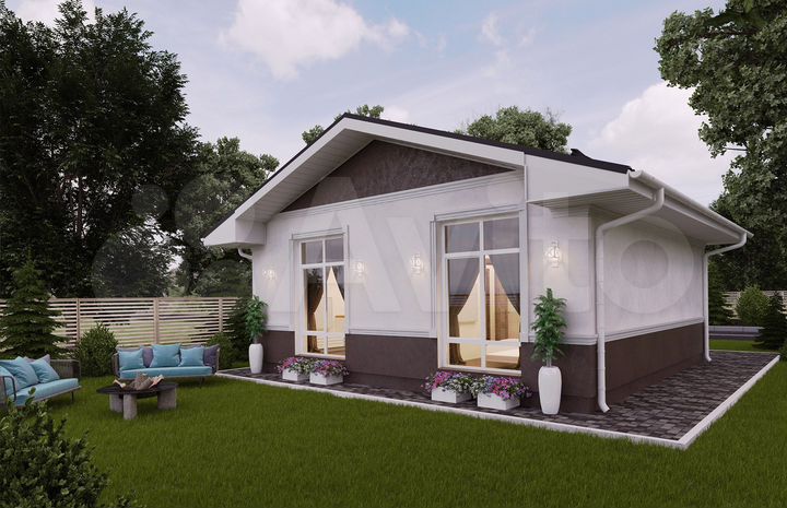 Дом 50 м² на участке 6 сот.