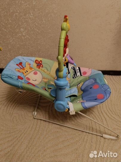 Шезлонг детский Fisher-Price Расти и познавай