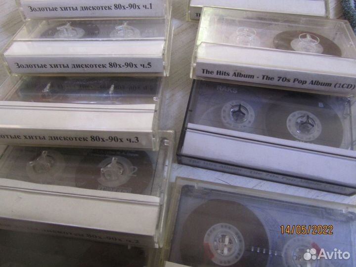 Кассеты с записью дискотека 80х