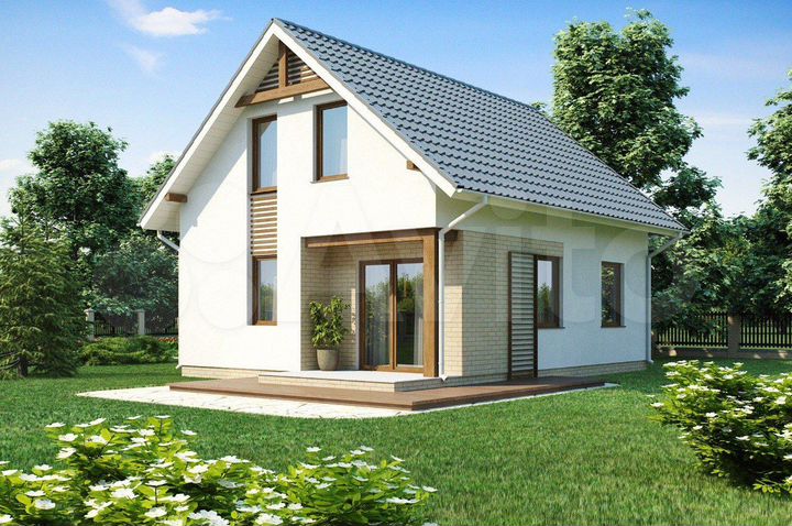 Дом 115 м² на участке 6 сот.