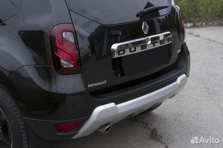 Накладка на бампер Renault Duster (15+) RA