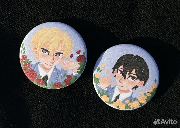 Значки по аниме 