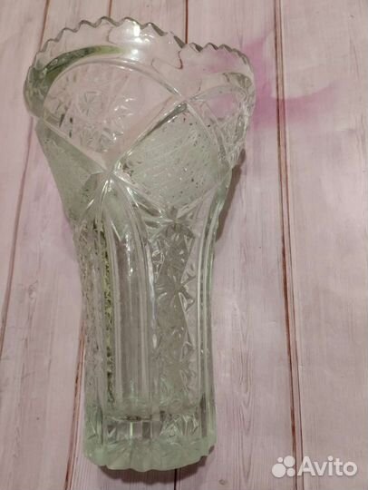 Ваза СССР хрусталь