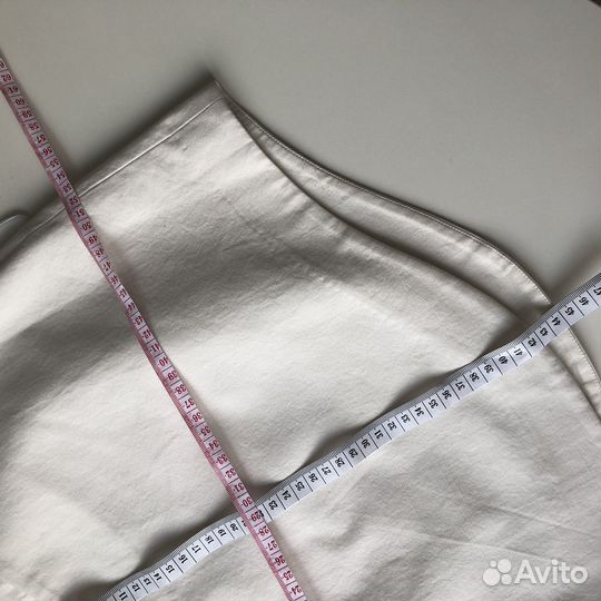 Топ L лен юбка лен L новая Lime