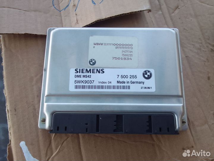Блок управления двигателем Bmw 5 E39 M52 B28