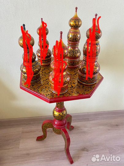 Хохлома посуда