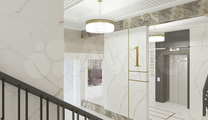 2-к. квартира, 71,5 м², 2/9 эт.