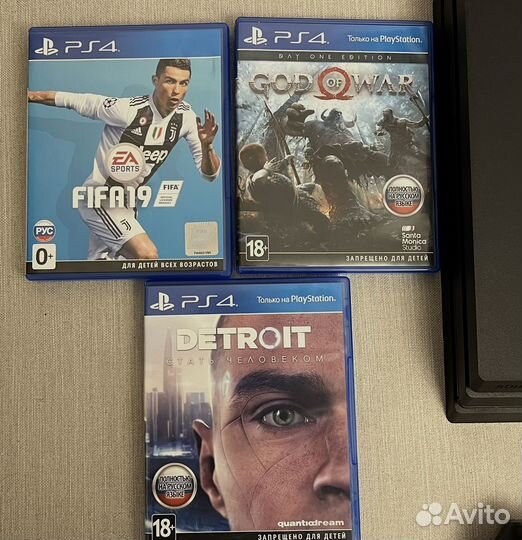 Sony PS4 pro 1tb + игры