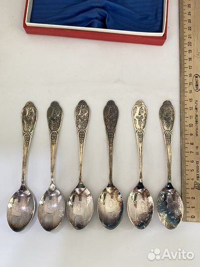 Чайные ложки мельхиор