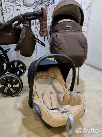 Коляска tutis uno 3 в 1/ 2в1