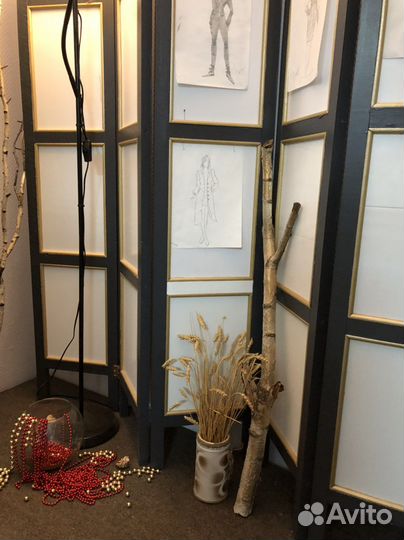 Ширма деревянная, ручная работа