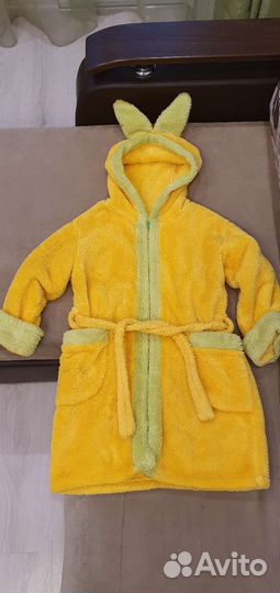 Халатик-пушистик на 4-6 лет