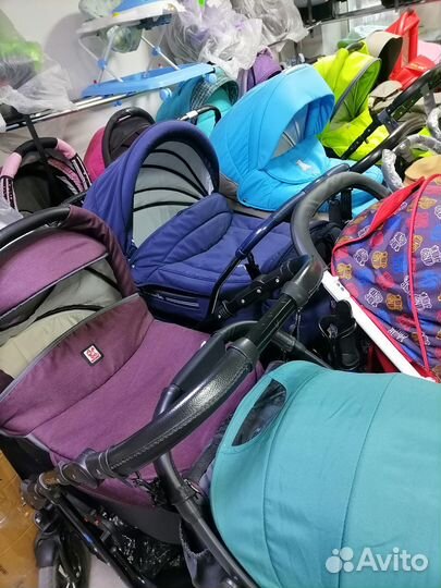 Коляска 2 в 1 для новорождённого