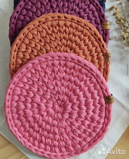 Вязаные салфетки