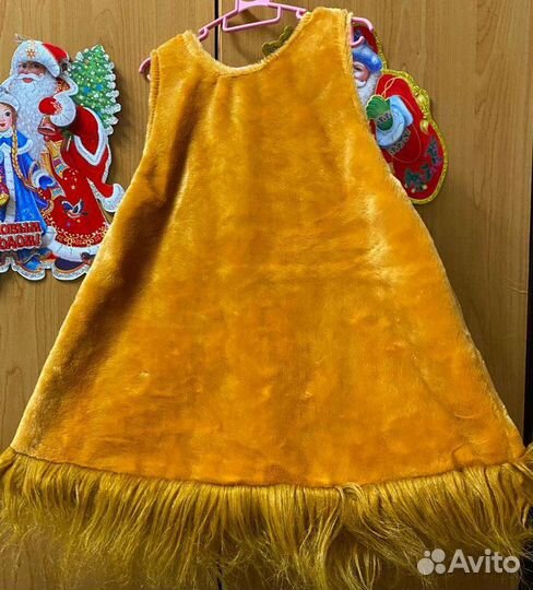 Новогодний костюм белочки на 3-5 лет. Напрокат