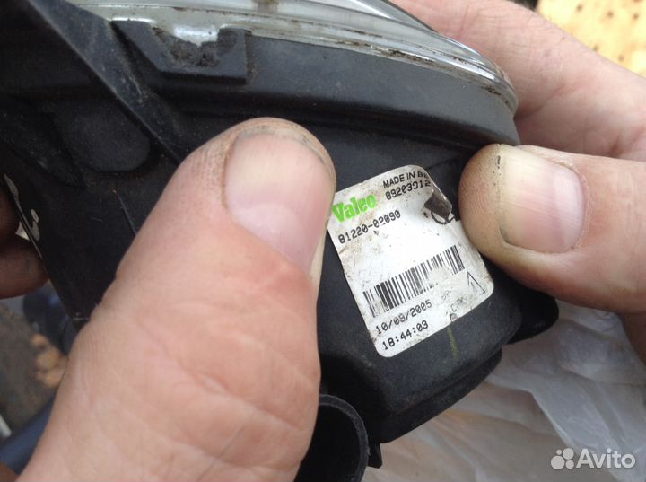 Противотуманка на Lаnd cruiser prado 150