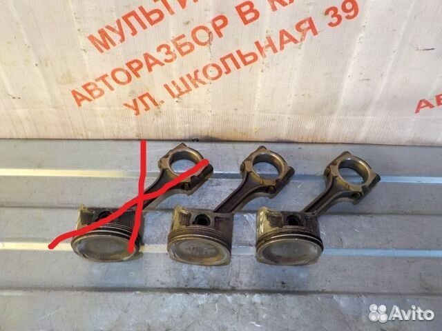 Поршни с шатунами Ниссан Альмера Н16 Н 16 1.8л