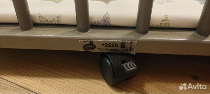 Манеж Geuther большой, натуральное дерево