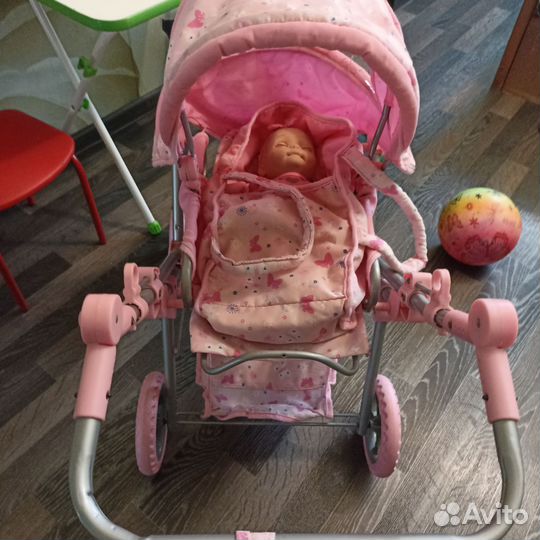 Прогулочная коляска детская складная