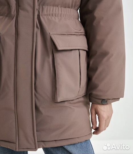 Куртка парка с карманами zarina