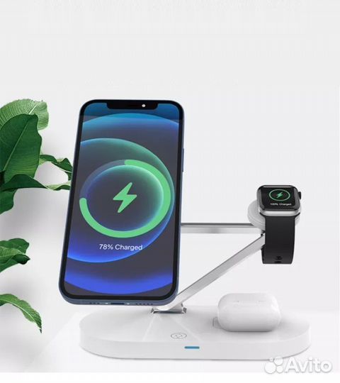 Беспроводное магнитное З/У WUW Z9 5В1 15W White