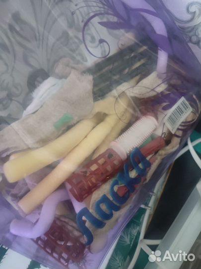 Бигуди СССР и шторка на магнитах сетка