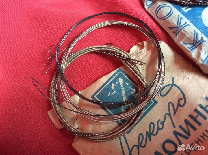 Струны для мандолины Аккорд СССР посеребренные