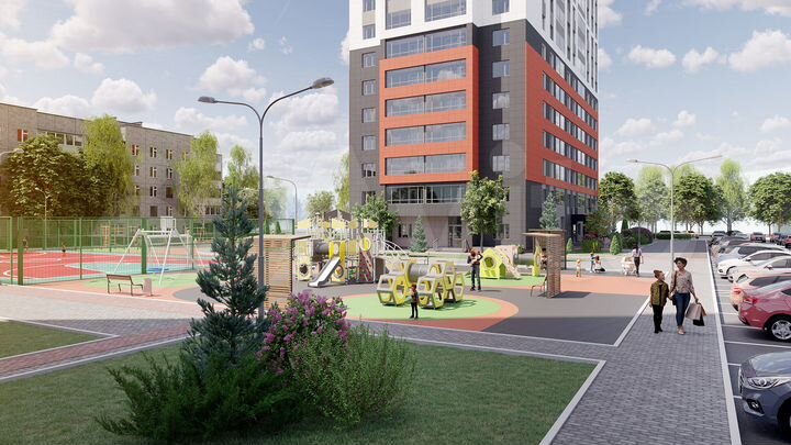 2-к. квартира, 67,3 м², 23/26 эт.