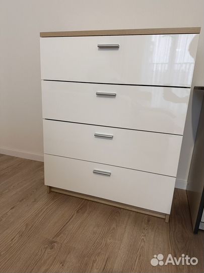 Комод леруа на 4 ящика дуб сонома