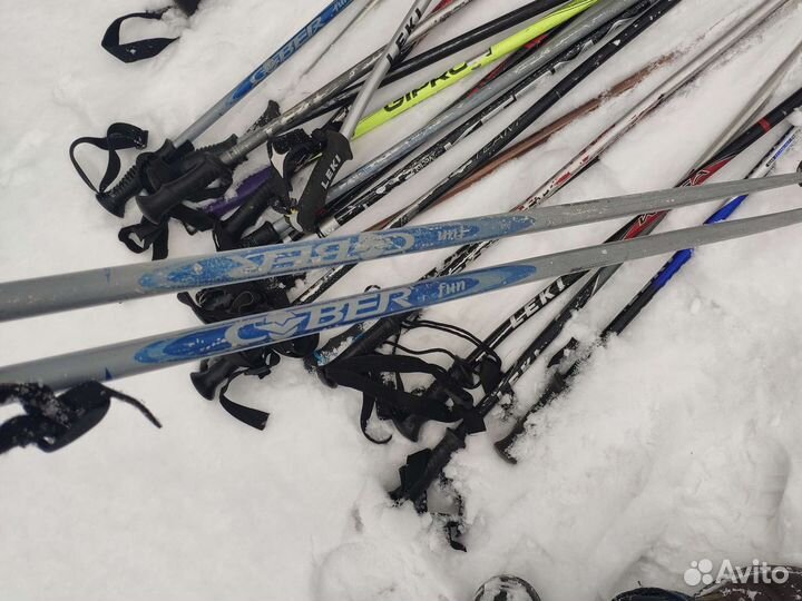 Горнолыжные палки 120 125 130 см leki volki