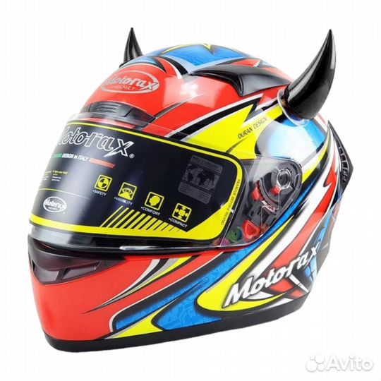 Рога на шлема FRM-2906 черные