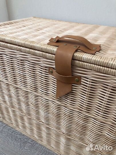Сундук плетеный