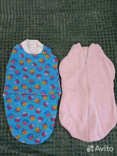 Конверты коконы для новорожденных 3 шт