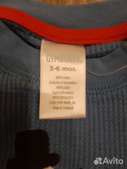 Новый новогодний боди, gymboree, 3-6 мес