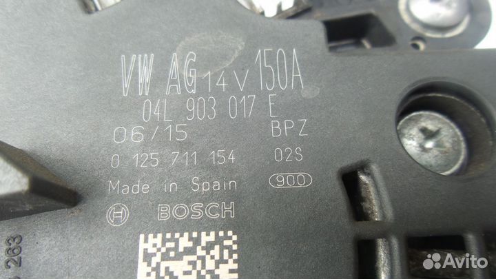 Генератор audi A5 8T мотор 2.0TD