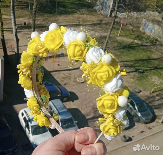 Ободки из цветов