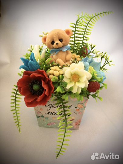 Букет из мыла ручной работы