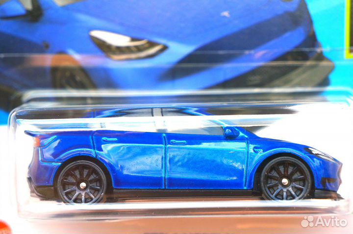 Hot Wheels Tesla Model Y (Blue)