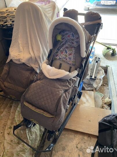 Коляска санки