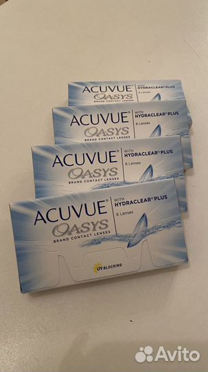 Двухнедельные линзы acuvue oasys (6 шт) - 2.50/8.4