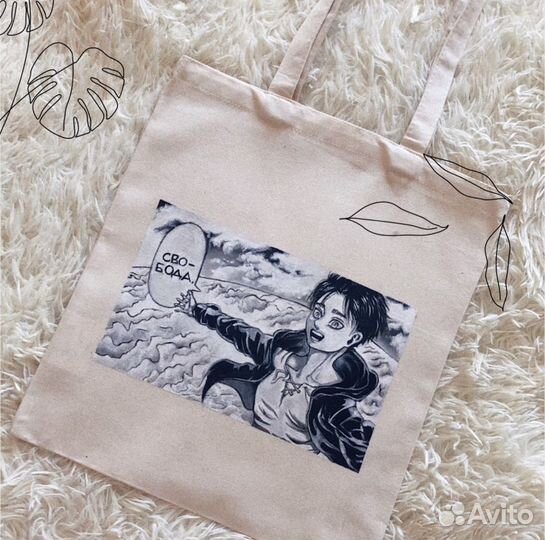 Роспись на шопперах (кастом)