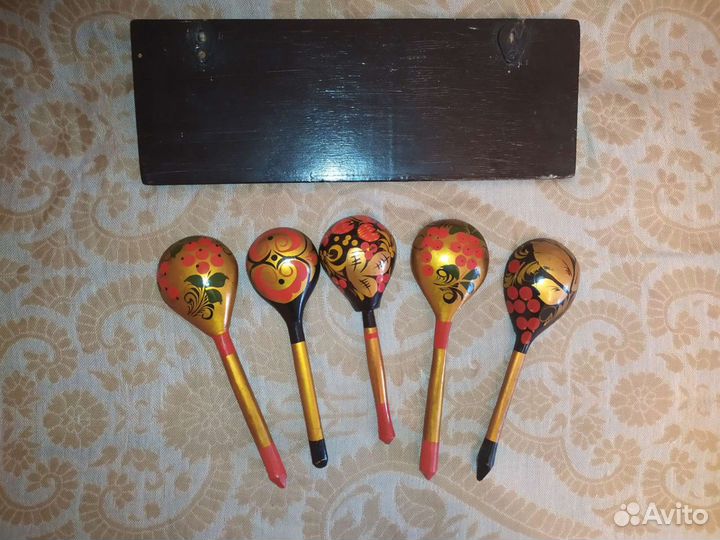 Хохлома деревянные ложки СССР