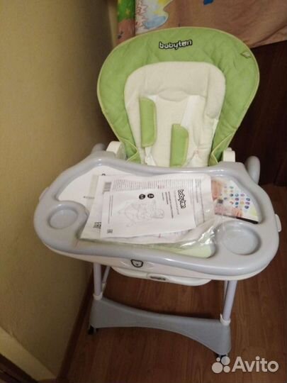 Стульчик для кормления babyton 2 в 1
