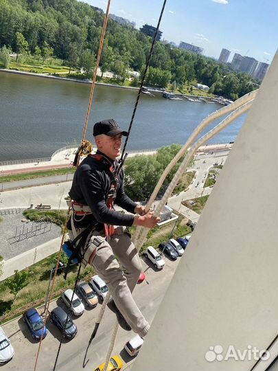 Промышленный альпинист/ монтаж кондиционеров