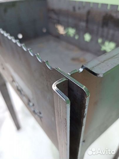 Мангал разборный высокий толщина 3 мм беспл.достав