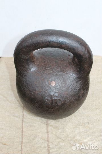 Царская гиря 2 пуда(32кг 800гр) с медным клеймом