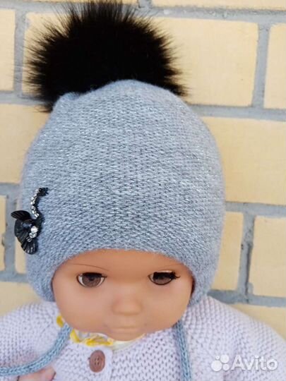 Шапка зимняя для девочки