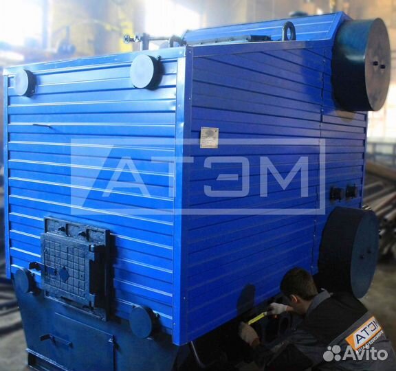 Паровой котел на щепе и опилках