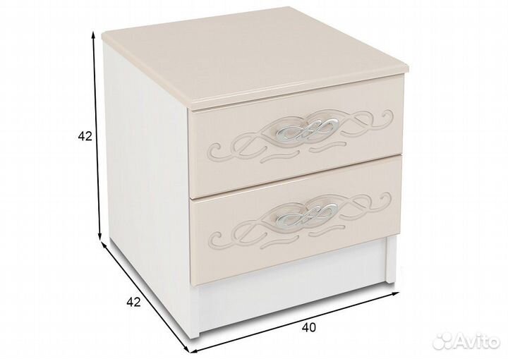 Тумба прикроватная Венеция комплект в наличии