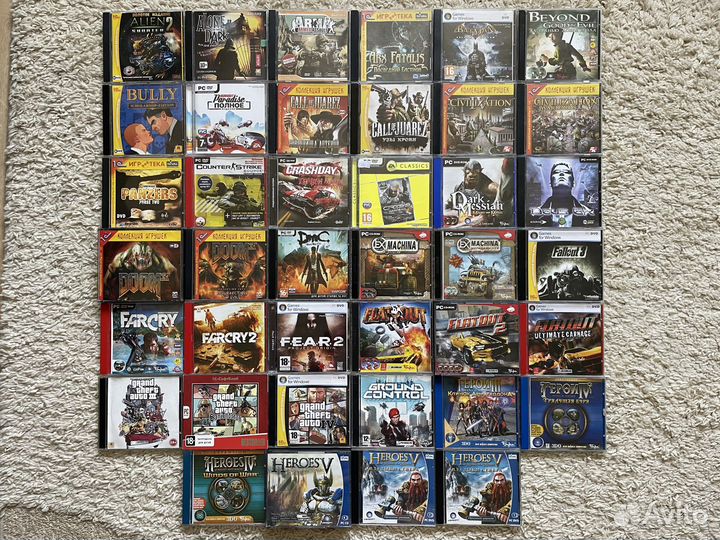 Коллекция игр для PC, лицензия